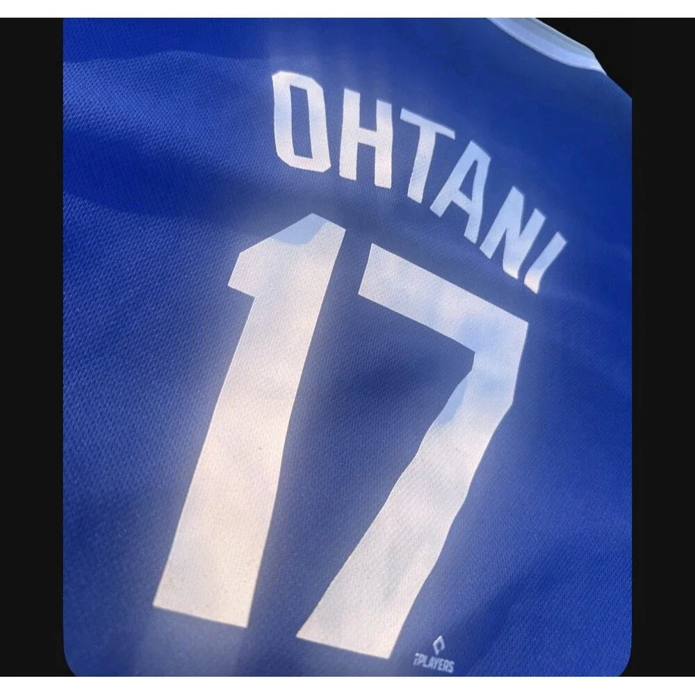 Shohei Ohtani #17 Los Angeles Dodgers Blue MLB Jersey Men’s XL Genuine Merchandi